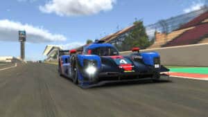 game-ready asset CS_Dallara P217 LMP2 - Modeled and textured for iRacing Simulations