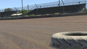 game-ready asset iRacing environment Fairbury track - backgrounds modeled and textured for iRacing Simulations