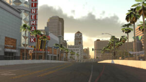 game-ready asset iRacing environmentLong Beach Track - backgrounds modeled and textured for iRacing Simulations